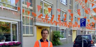 Martin Vlaarkade kleurt oranje: het EK mag nu wel beginnen