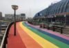 Regenboogpad op Sloterdijk weer als nieuw