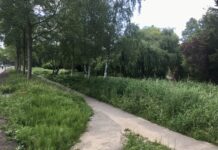 Protest tegen plannen OV en fietspaden door volkstuinen Westerpark