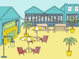 De Hallen krijgt een stadsstrand