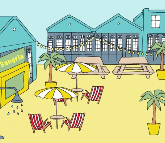 De Hallen krijgt een stadsstrand