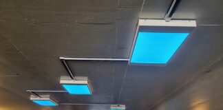 Lichtkunst in onooglijk tunneltje