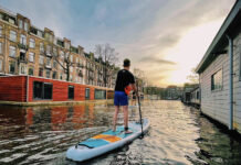 Suppen en rollerskaten in West
