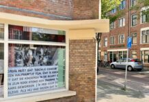 Kunstroute ‘Weg die muur!’ door Spaarndammerbuurt en Houthaven