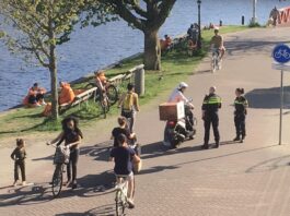Cameracontrole in West tegen scooters op fietspad