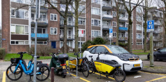 Elektrische (bak)fiets of auto huren bij het Osdorpplein