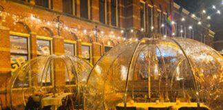 Mimosa-feestjes in de iglo’s van Bar Kantoor