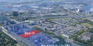 Nieuw park bij nieuwbouw Sloterdijk