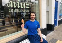 Kersverse ijssalon Miuz heeft sinaasappel- én burrata-ijs
