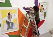 Baden in liefde bij WG Kunst in Oud-West