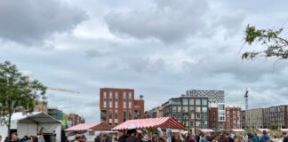 Gezelligheid op buurtfeest in Houthavenpark