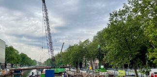 Groene wandelboulevard langs Nassaukade