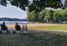 Speciale waterrolstoel te leen bij Hotel Buiten