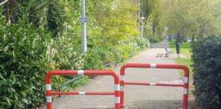 Werkzaamheden fietspad Erasmusgracht voorlopig stilgelegd