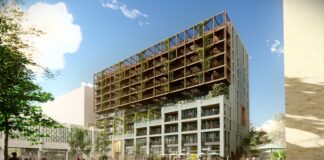 Start bouw koopappartementen met gevelpark en glijbaan