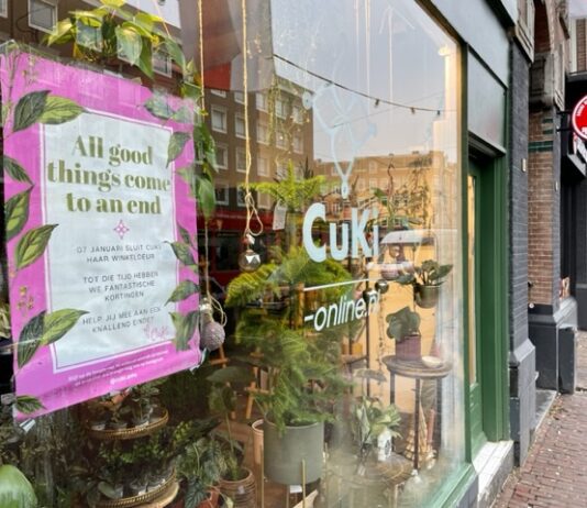 Weer plantenwinkel weg: CuKi gaat sluiten
