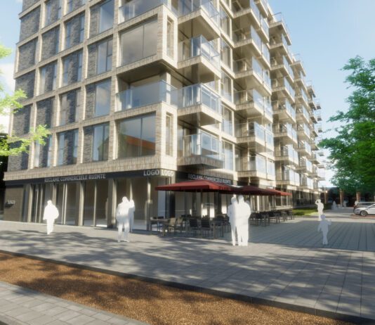 Toren met 83 appartementen aan Pieter Calandlaan