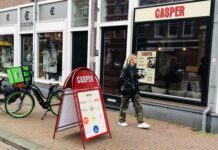 Belgische ‘ghost kitchen’ Casper geland in Kinkerstraat