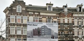 Toen er nog woningen waren in het Gat van de Kinkerbuurt