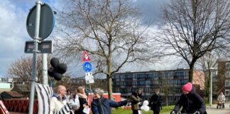 Actie voor zebra bij gevaarlijke oversteek Jan van Galenstraat