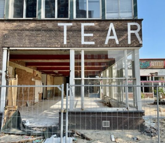 Nog heel even te zien: de laatste resten van De Marktkantine/Marcanti