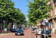 Fietsen op autoparkeerplekken Spaarndammerstraat en Admiraal de Ruijterweg