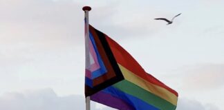 Regenboogvlag bij Sloterplas in weekend gestolen