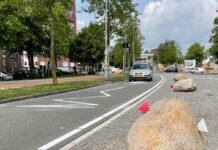 Drempels en keien in de Jan van Galenstraat