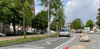 Drempels en keien in de Jan van Galenstraat