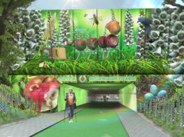 Gaan fietstunnels bij het Rembrandtpark er zo uitzien?