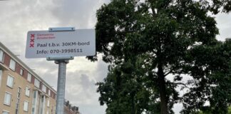 Eerste palen in West voor verkeersborden 30km/u