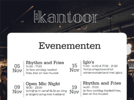 Bar Kantoor: gezelligheid, goed eten en leuke events in november
