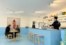 In Westerpark is chocolademelk blauw