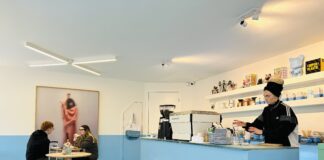 In Westerpark is chocolademelk blauw