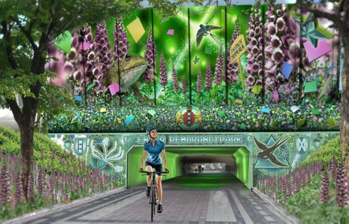 Fietstunnel Marius Bauerstraat