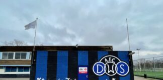 Voormalig clubhuis DWS verwoest door grote brand