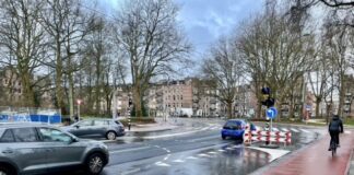 Verwarring over nieuwe verkeerssituatie Frederik Hendrikplantsoen