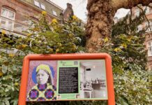 Herinneringsbord directrice Anna Reijnvaan Wilhelmina Gasthuis