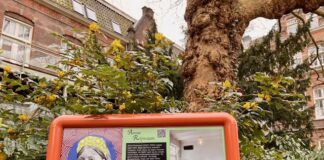 Herinneringsbord directrice Anna Reijnvaan Wilhelmina Gasthuis