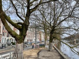 Wandelboulevard in wording langs de Nassaukade