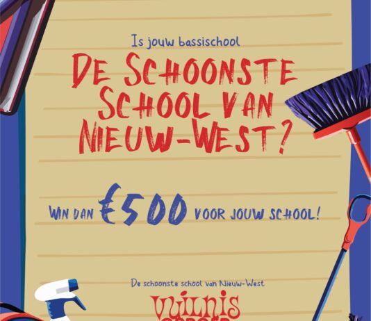 Doe mee aan de wedstrijd ‘De Schoonste School van Nieuw-West’