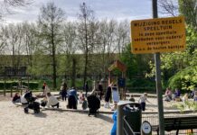 Speeltuin in Erasmuspark ‘verboden’ voor ouders
