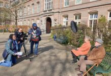 Opnieuw vertoning film over terrein Wilhelmina Gasthuis in Oud-West toen en nu