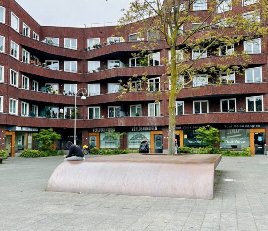 Veel animo voor schaaktafel op Witte de Withplein in De Baarsjes