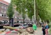Grote boom Jan van Galenstraat valt opeens dwars over fietspad en weg