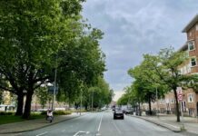 Smallere rijbaan en breder fietspad op deel Bos en Lommerweg