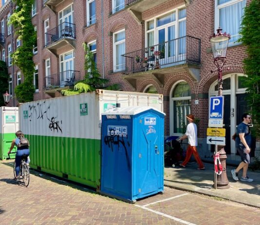 Proef tegen bouwoverlast: verplichte plek in de buurt voor containers