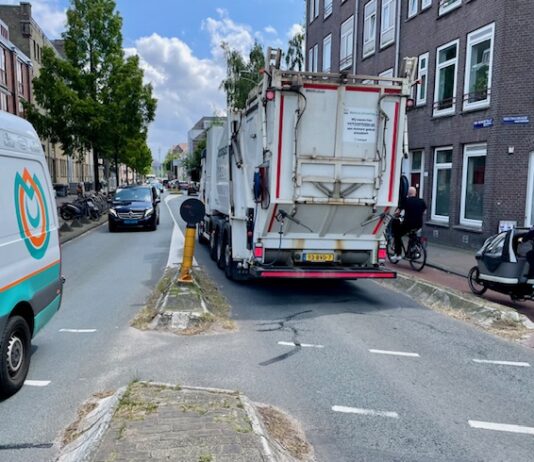 Van Diemenstraat blijft 50 km/u, wel schoolmarkering op weg