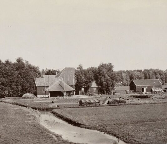Boerderij Ons Genoegen ruim 100 jaar geleden