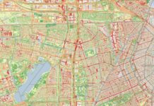 De heetste en relatief koele plekken in Amsterdam-West